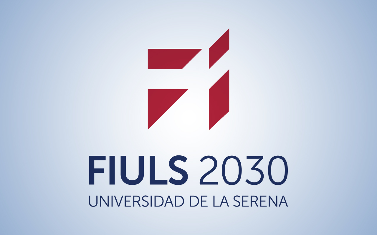 Logotipo de FIULS 2030, Universidad de La Serena, diseñado por Branko Toledo Ivanovic
